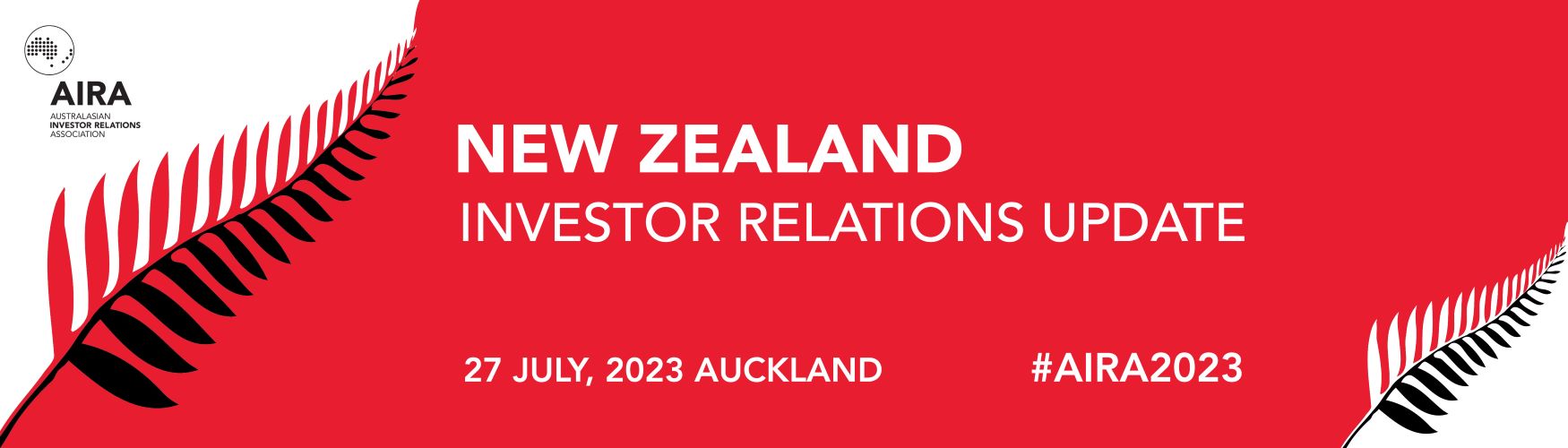 2023 Annual New Zealand Investor Relations Update